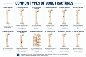 common types of bone fracture